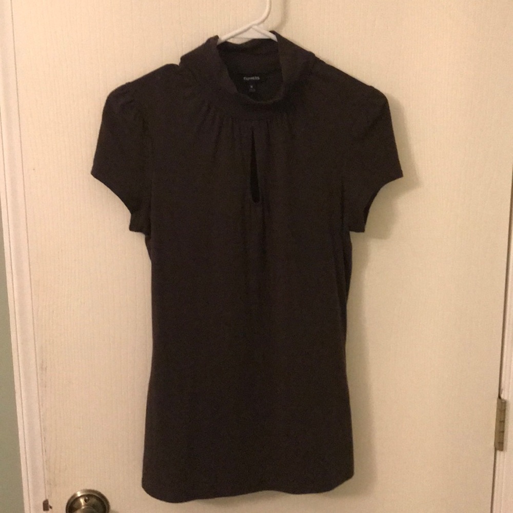 Dark brown top